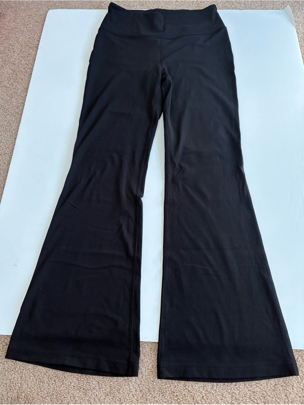 Lululemon Groove Nulu High Rise Flare Pants Size 10 Black *see description
